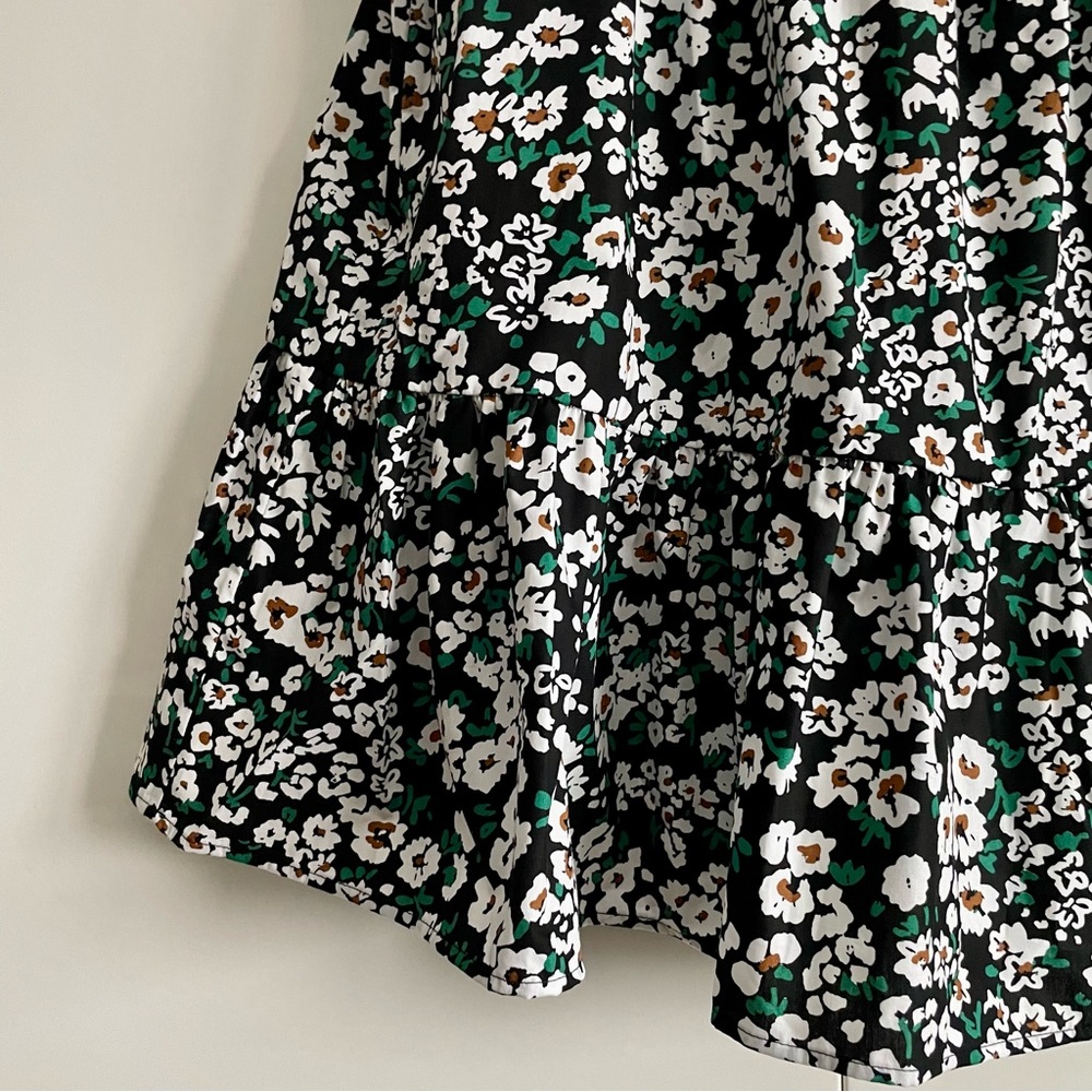 Boden Floral Puff Sleeve Tiered Ruffle Boho Dress Size 6 NWT - Picture 14 of 16